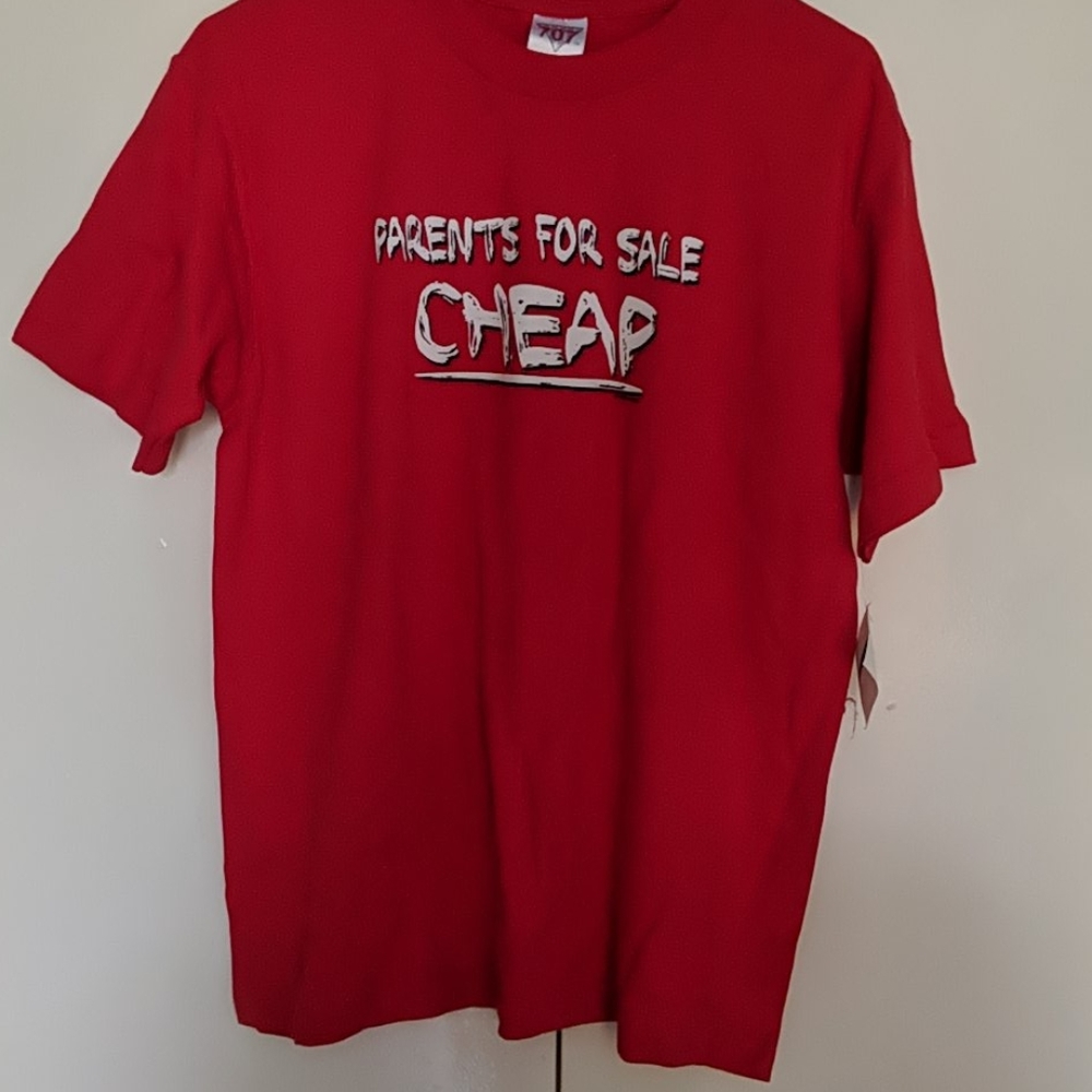 Parents for sale cheap kids cotton t-shirt XL